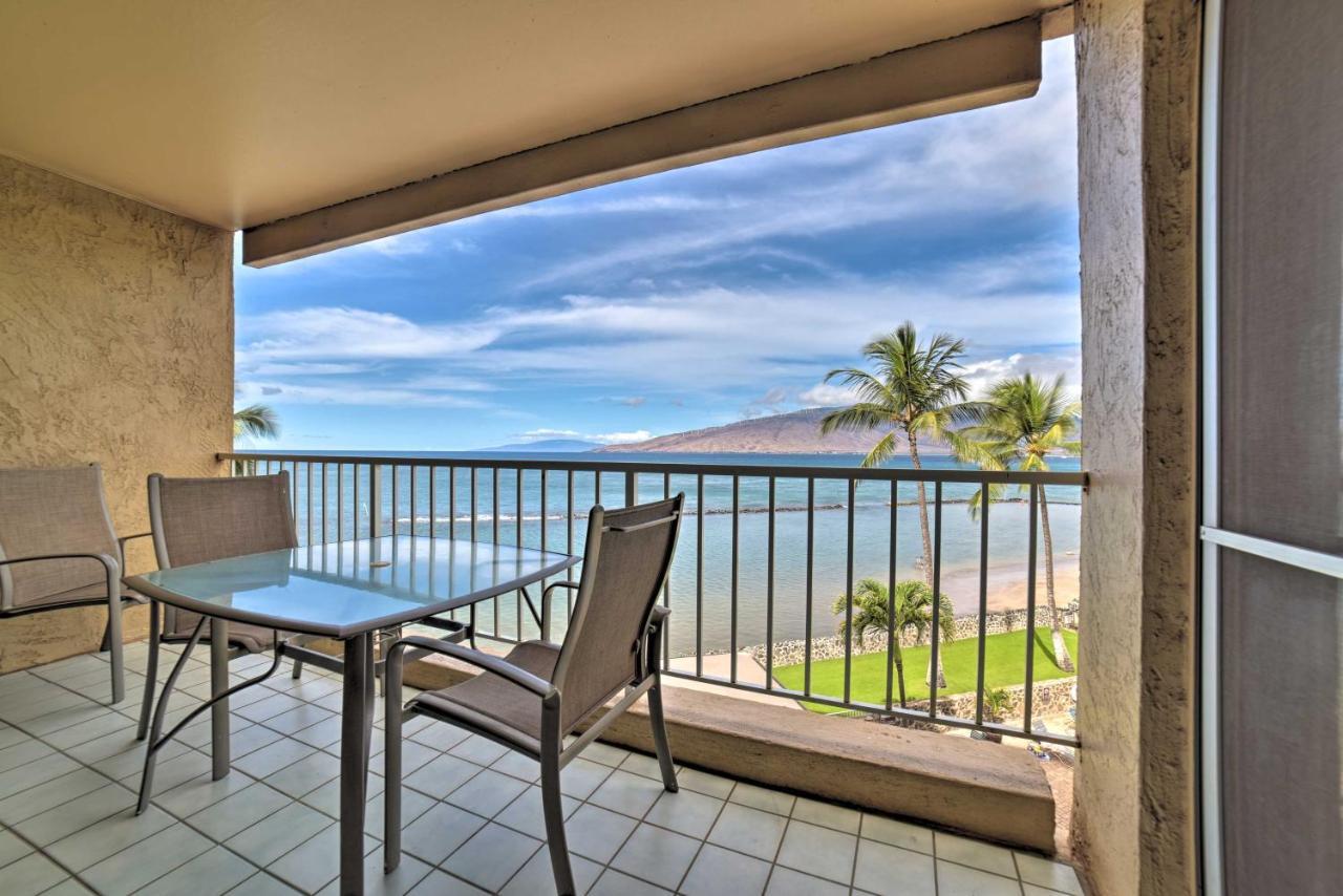 Beachfront Kihei Sanctuary With Lanai And Ocean Views! 외부 사진