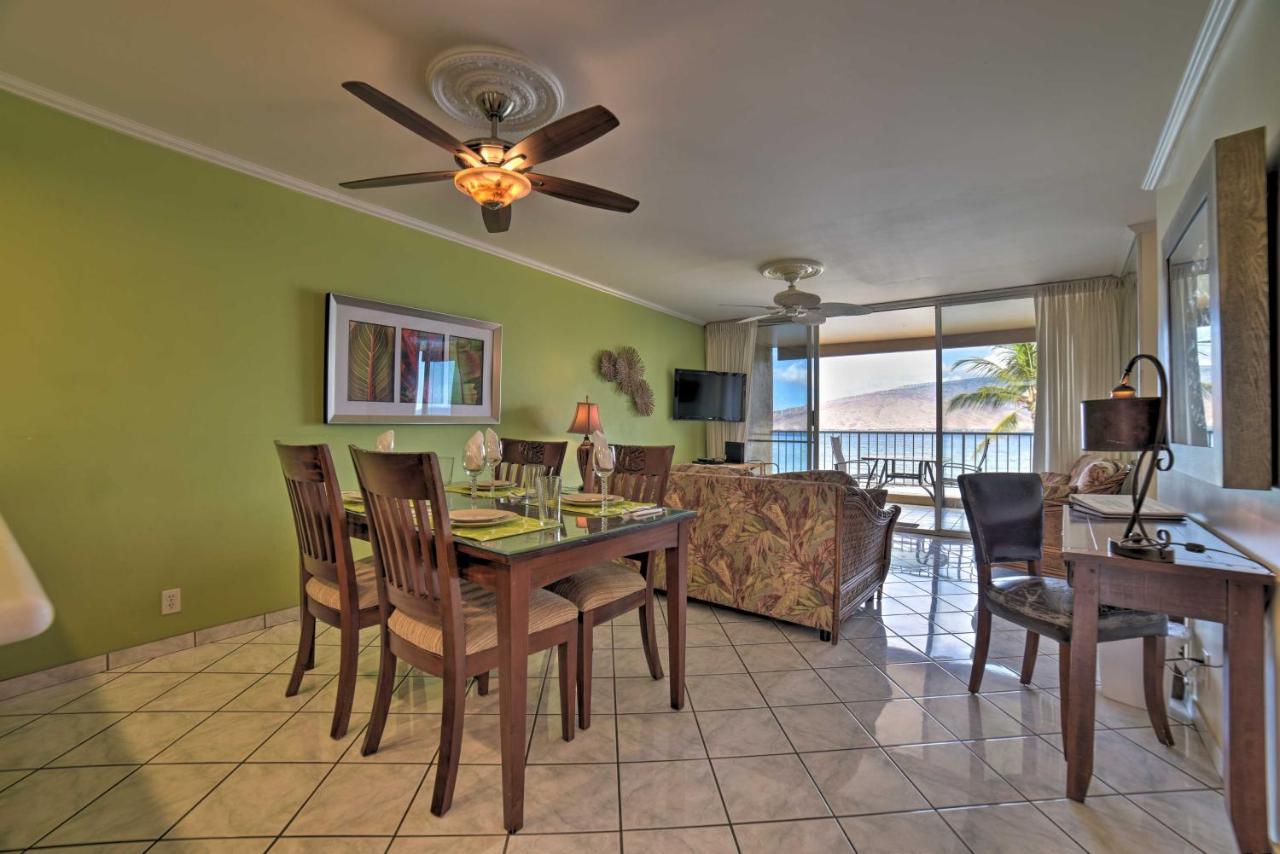 Beachfront Kihei Sanctuary With Lanai And Ocean Views! 외부 사진
