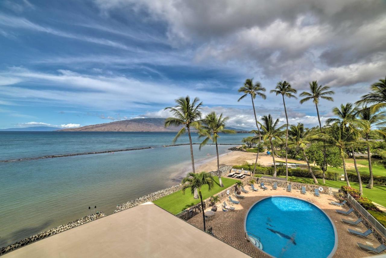 Beachfront Kihei Sanctuary With Lanai And Ocean Views! 외부 사진