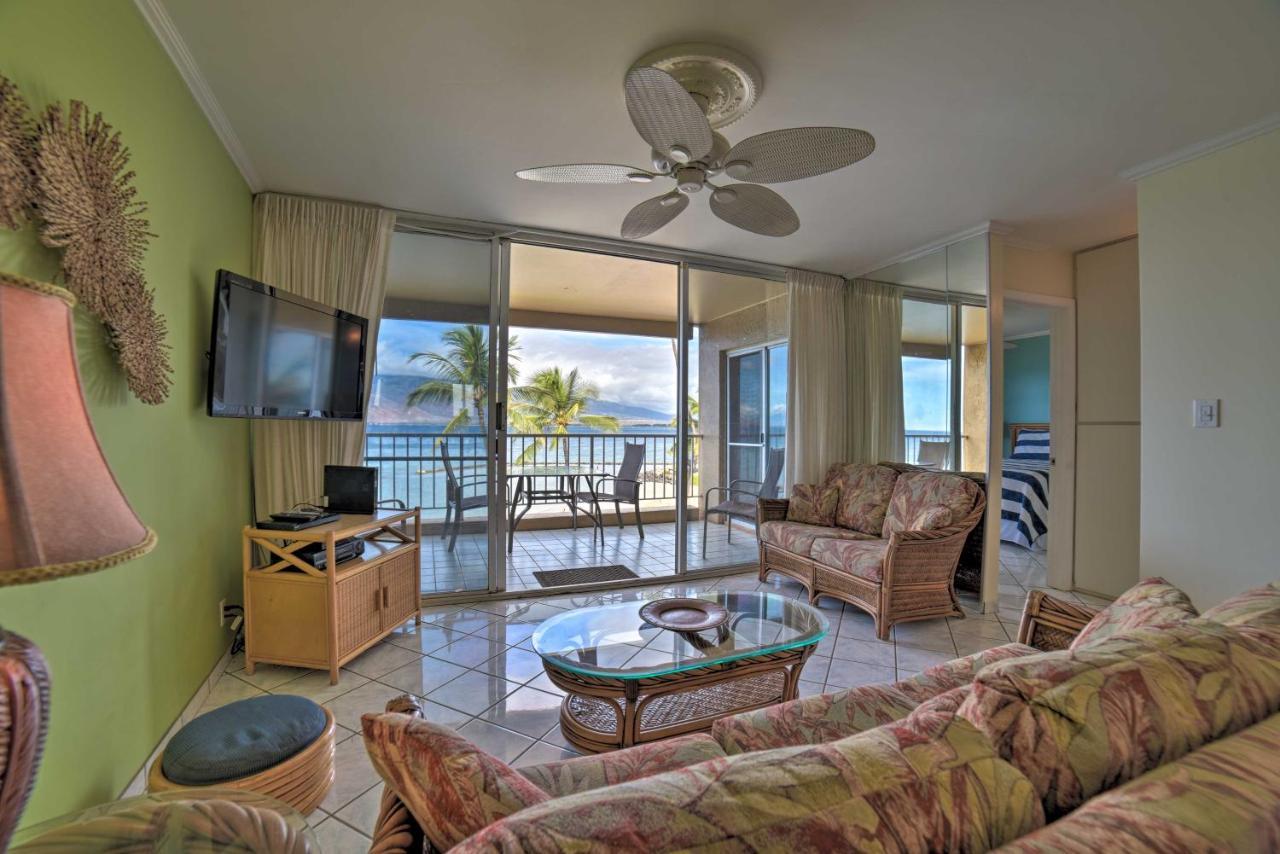 Beachfront Kihei Sanctuary With Lanai And Ocean Views! 외부 사진
