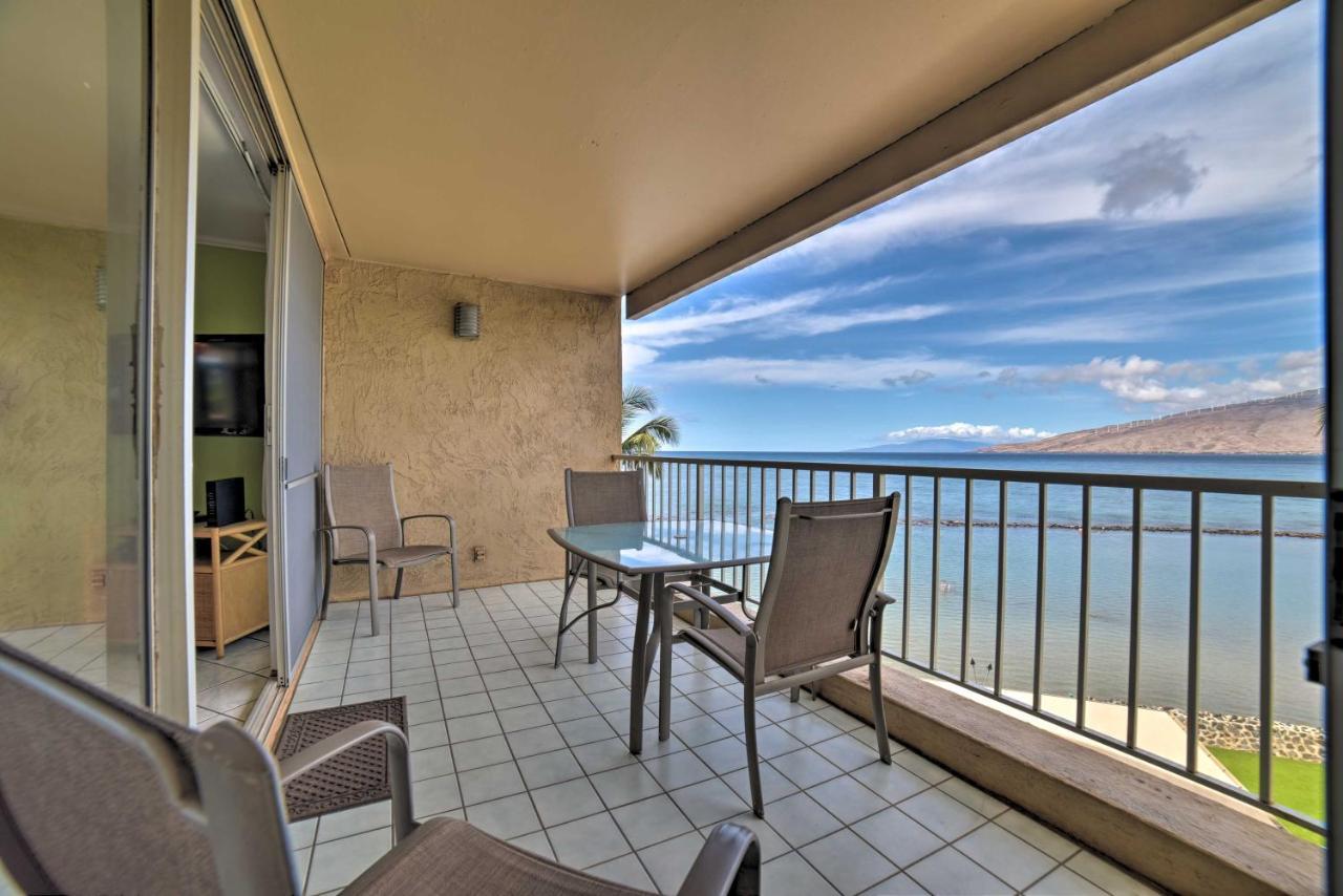 Beachfront Kihei Sanctuary With Lanai And Ocean Views! 외부 사진